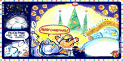 ICECUBES the comic strip Christmas Gif