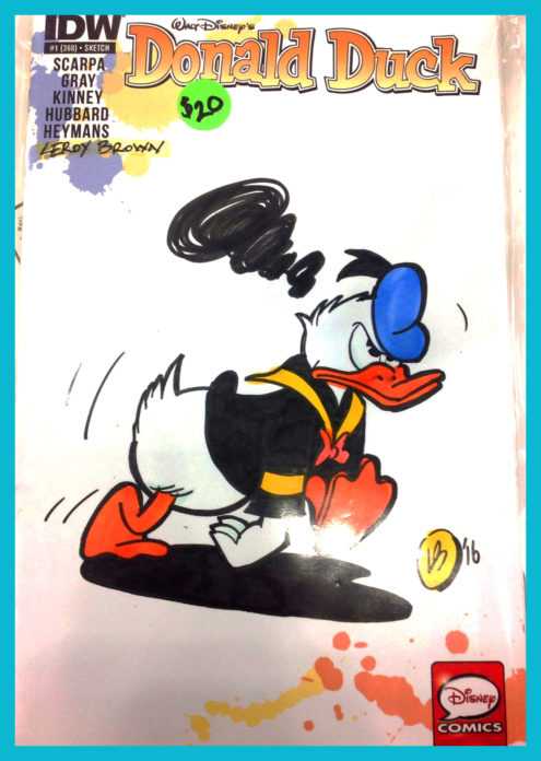 Donald Duck Cover Commission by Leroy Brown