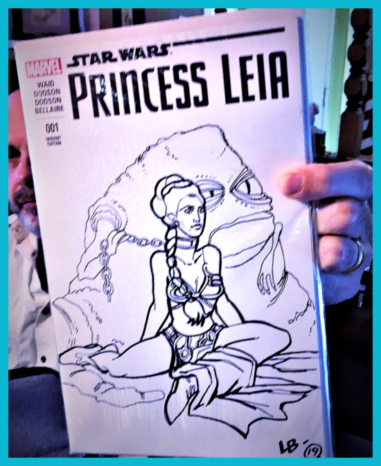 Princess Leia Cover Commission by Leroy Brown