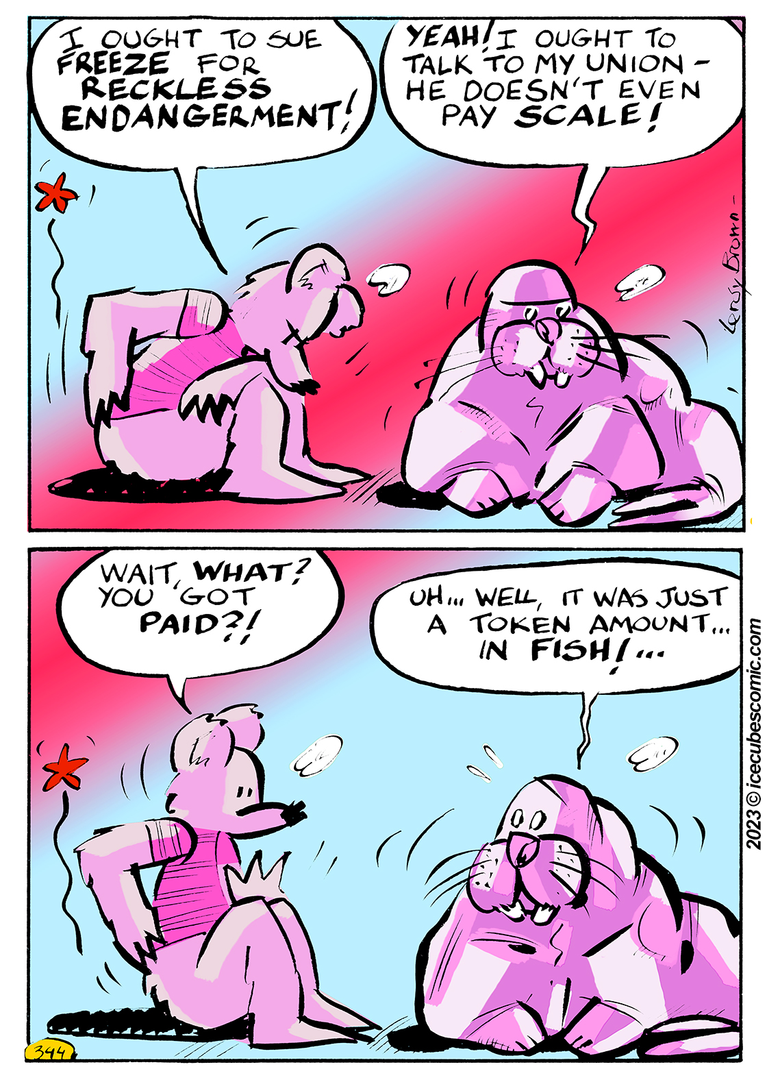 ICECUBES the comic strip #344 - mobile