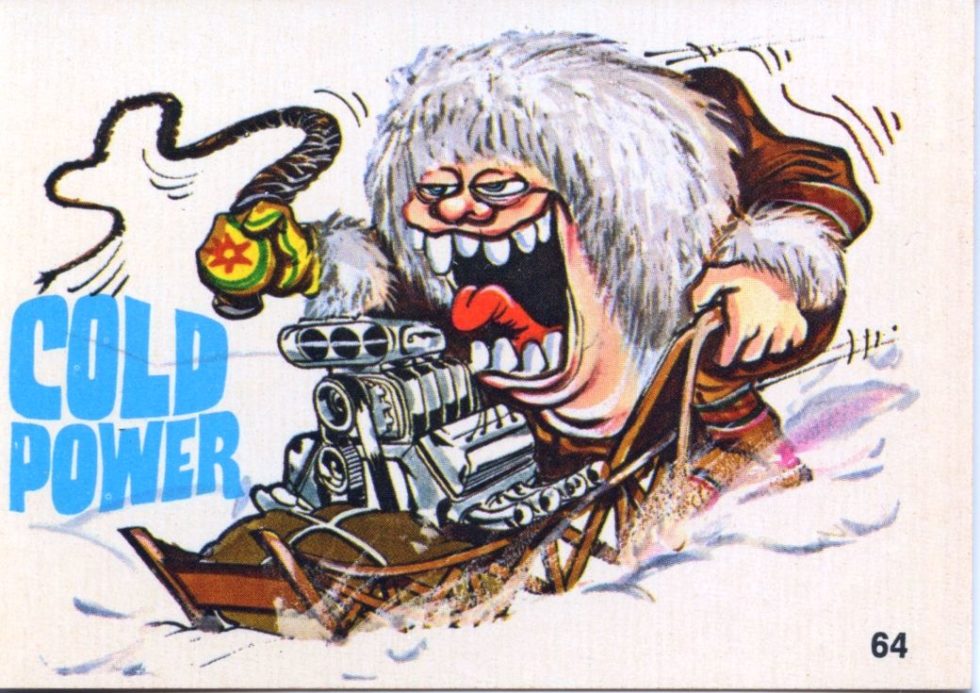 Rat Fink Don Russ Eskimo Hot Rod Bubble Gum Card - 1970